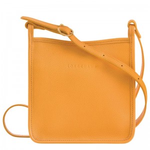 Apricot Orange Women's Longchamp Le Foulonné S Crossbody Bags | VTDLP-8703