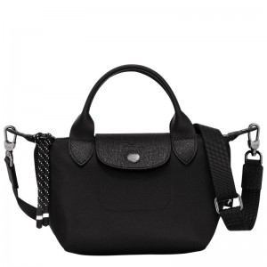 Black Men's Longchamp Le Pliage Energy XS Handbags | GUZDB-2793