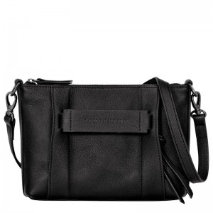 Black Women's Longchamp 3D S Crossbody Bags | FELHO-5236