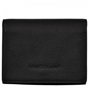 Black Women's Longchamp Le Foulonné Wallets | JPWDY-4509