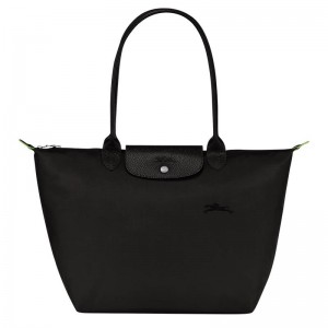 Black Women's Longchamp Le Pliage Green L Tote Bag | FYKIM-8193