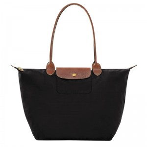 Black Women's Longchamp Le Pliage Original L Tote Bag | XVSBZ-5937