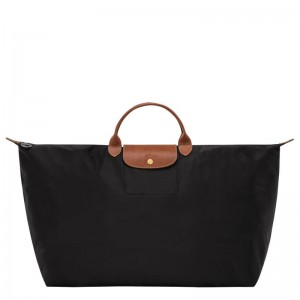 Black Women's Longchamp Le Pliage Original M Travel Bags | EZWFA-1065