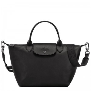 Black Women's Longchamp Le Pliage Xtra S Handbags | QWCTN-3682