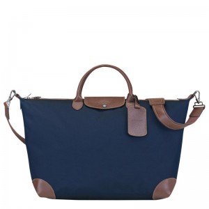 Blue Women's Longchamp Boxford S Travel Bags | AXNIE-9570