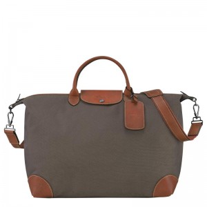 Brown Men's Longchamp Boxford S Travel Bags | GIMUO-7835