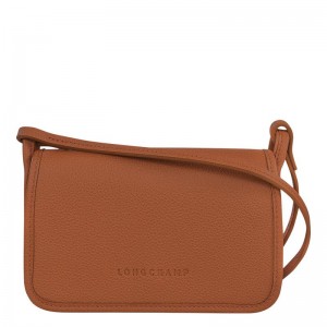 Caramel Brown Women's Longchamp Le Foulonné XS Clutch Bag | HPZRB-3190