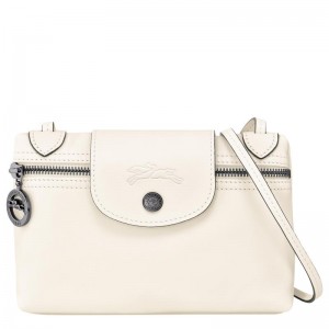 Ecru White Women's Longchamp Le Pliage Xtra XS Crossbody Bags | WAICN-2450