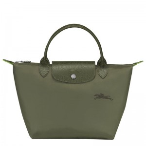 Forest Green Women's Longchamp Le Pliage Green S Handbags | GCYAX-4675