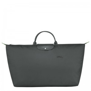 Graphite Grey Women's Longchamp Le Pliage Green M Travel Bags | AKQJE-5327