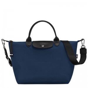 Navy Men's Longchamp Le Pliage Energy L Handbags | BPZYD-8357