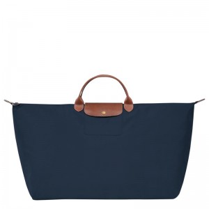 Navy Women's Longchamp Le Pliage Original M Travel Bags | OPVJA-8760