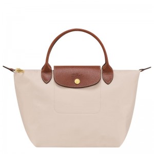 Paper White Women's Longchamp Le Pliage Original S Handbags | LEWSV-3651