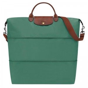 Sage Green Women's Longchamp Le Pliage Original expandable Travel Bags | KGNRT-3265