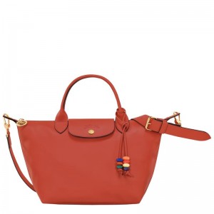 Sienna Red Women's Longchamp Le Pliage Xtra S Handbags | XWLGI-5864