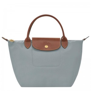 Steel Grey Women's Longchamp Le Pliage Original S Handbags | LUXQB-4610