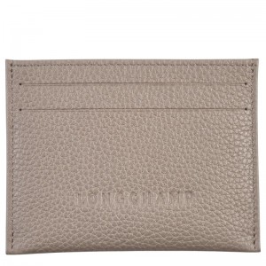 Turtledove Grey Women's Longchamp Le Foulonné Cardholders | XOHCY-0679