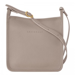 Turtledove Grey Women's Longchamp Le Foulonné S Crossbody Bags | SDBER-4916