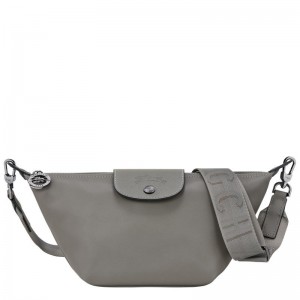 Turtledove Grey Women's Longchamp Le Pliage Xtra XS Crossbody Bags | YBRPA-2754