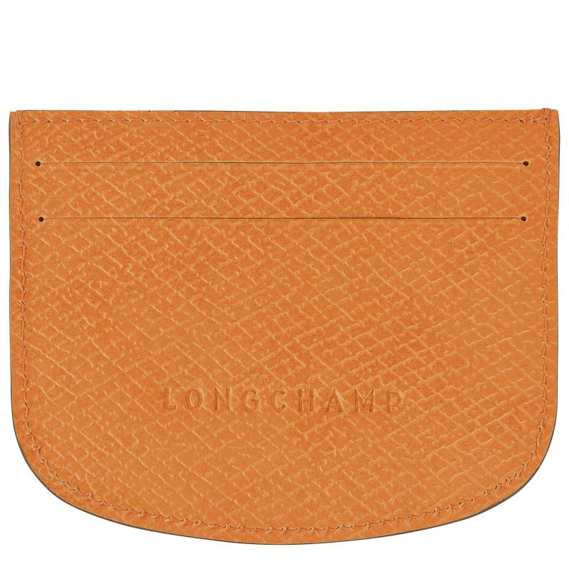 Apricot Orange Men's Longchamp Épure Cardholders | SHDTY-0438