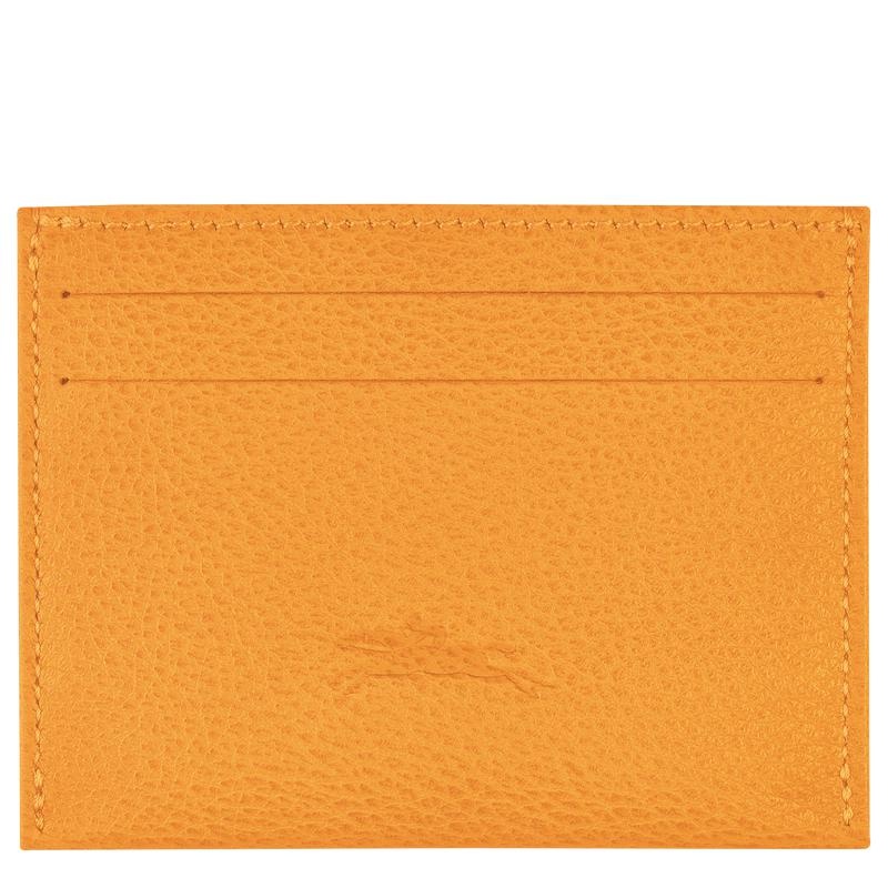 Apricot Orange Women's Longchamp Le Foulonné Cardholders | FVNHJ-1376