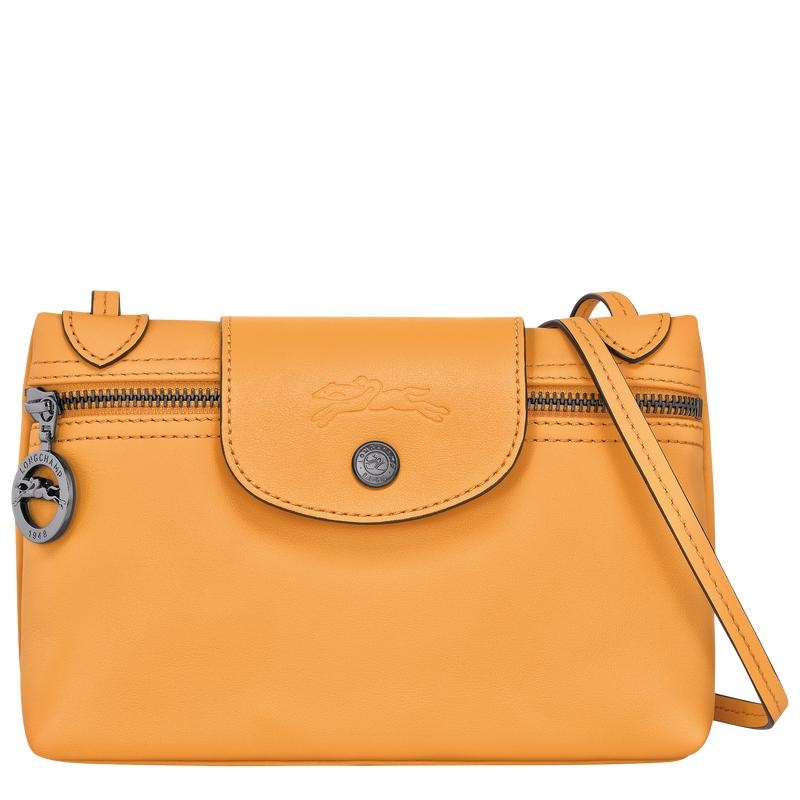 Apricot Orange Women\'s Longchamp Le Pliage Xtra XS Crossbody Bags | JXRTB-5716