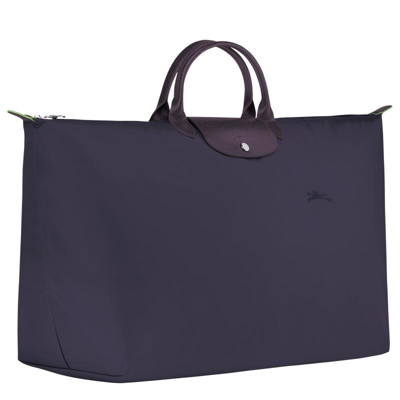 Bilberry Purple Men's Longchamp Le Pliage Green M Travel Bags | BZDHW-7285