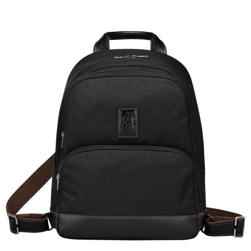 Black Men\'s Longchamp Boxford Backpacks | WPXVA-8940