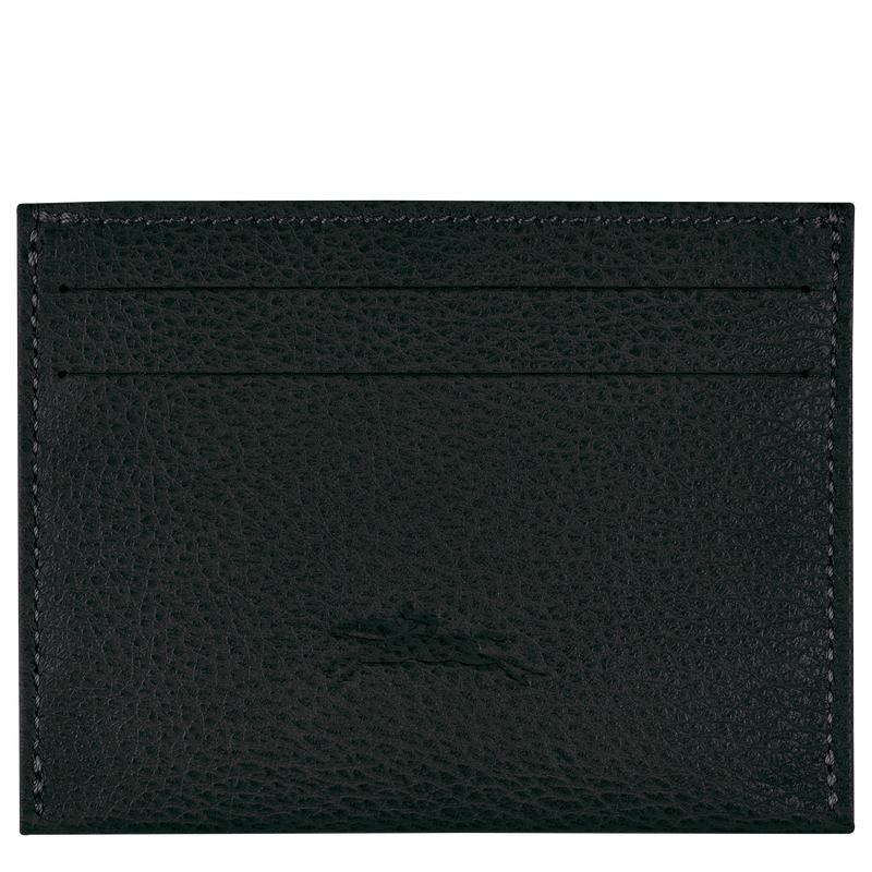 Black Men's Longchamp Le Foulonné Cardholders | HTBYR-6718