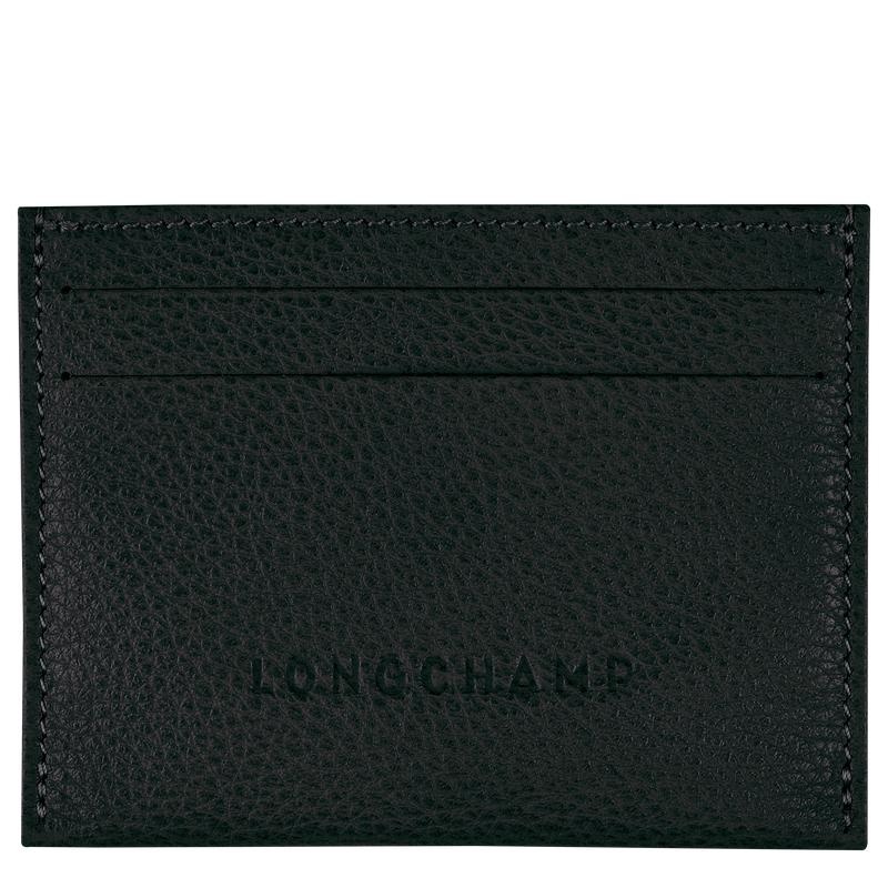 Black Men\'s Longchamp Le Foulonné Cardholders | HTBYR-6718