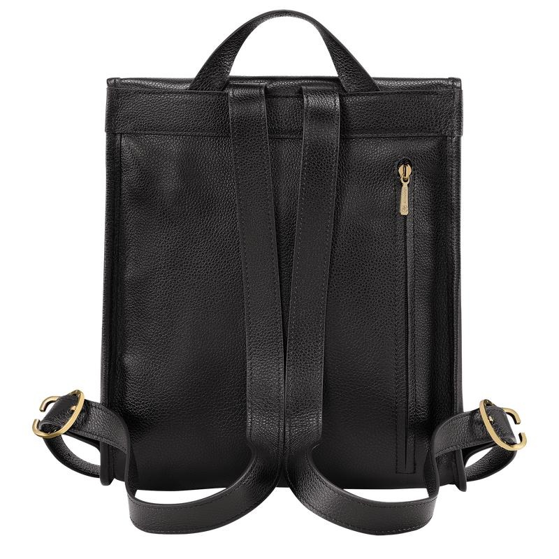 Black Women's Longchamp Le Foulonné Backpacks | LJEXV-8241