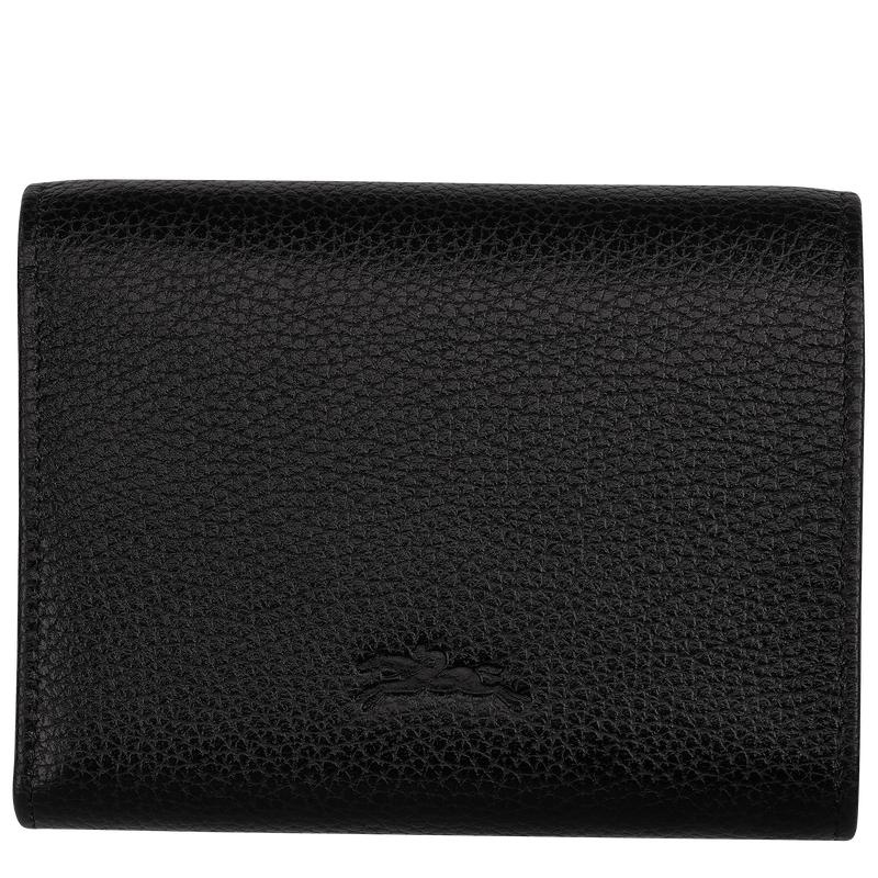 Black Women's Longchamp Le Foulonné Wallets | JPWDY-4509