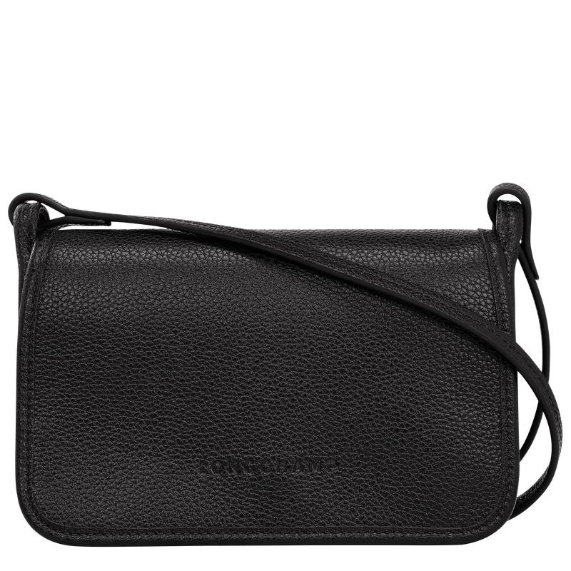 Black Women\'s Longchamp Le Foulonné XS Clutch Purse | ZXMDR-0638