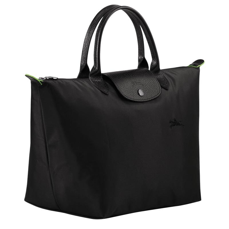 Black Women's Longchamp Le Pliage Green M Handbags | KHVCQ-8690