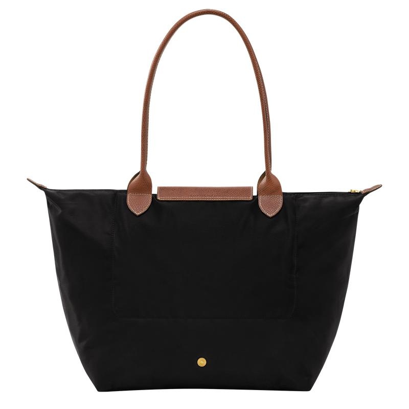 Black Women's Longchamp Le Pliage Original L Tote Bag | XVSBZ-5937