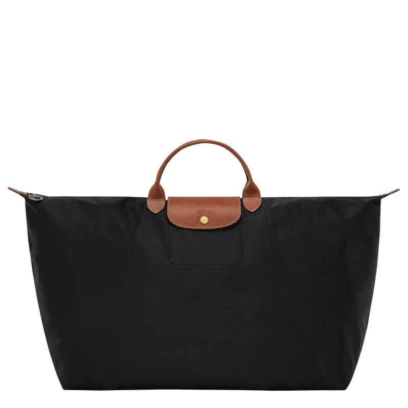 Black Women\'s Longchamp Le Pliage Original M Travel Bags | EZWFA-1065