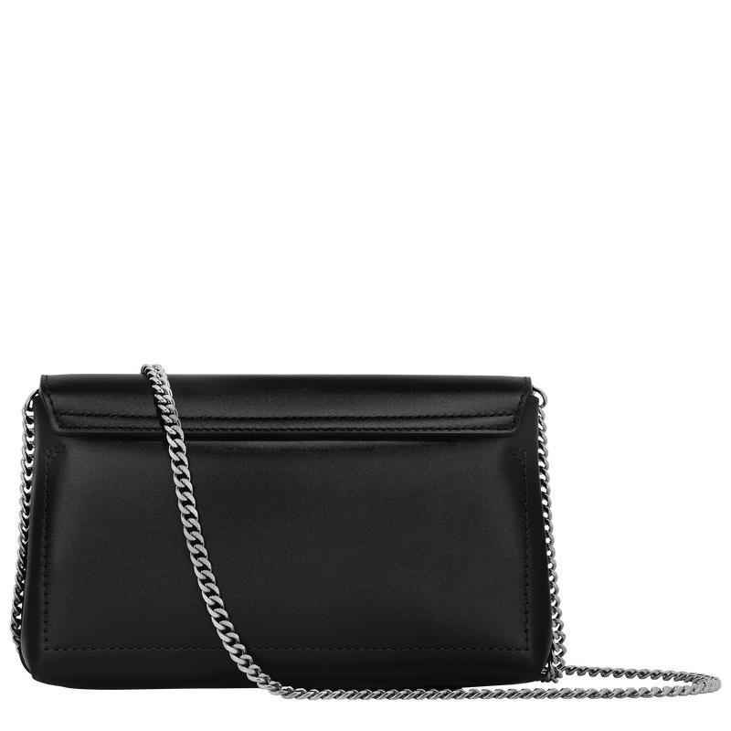 Black Women's Longchamp Roseau Clutch Bag | PMSGC-4378