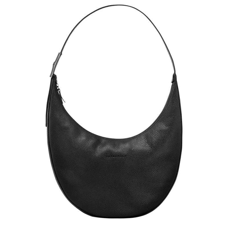 Black Women\'s Longchamp Roseau Essential L Crossbody Bags | MANLR-6903