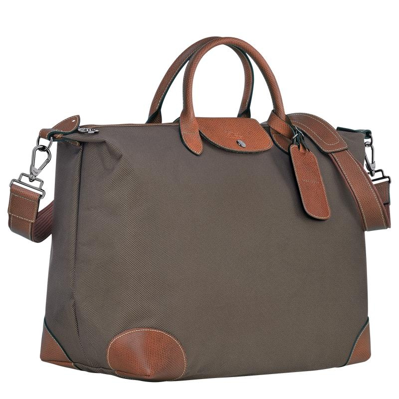 Brown Men's Longchamp Boxford S Travel Bags | GIMUO-7835