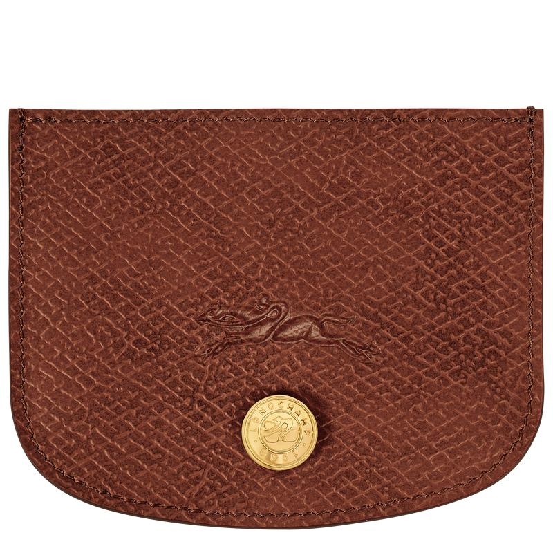 Brown Women\'s Longchamp Épure Cardholders | HATOW-5960