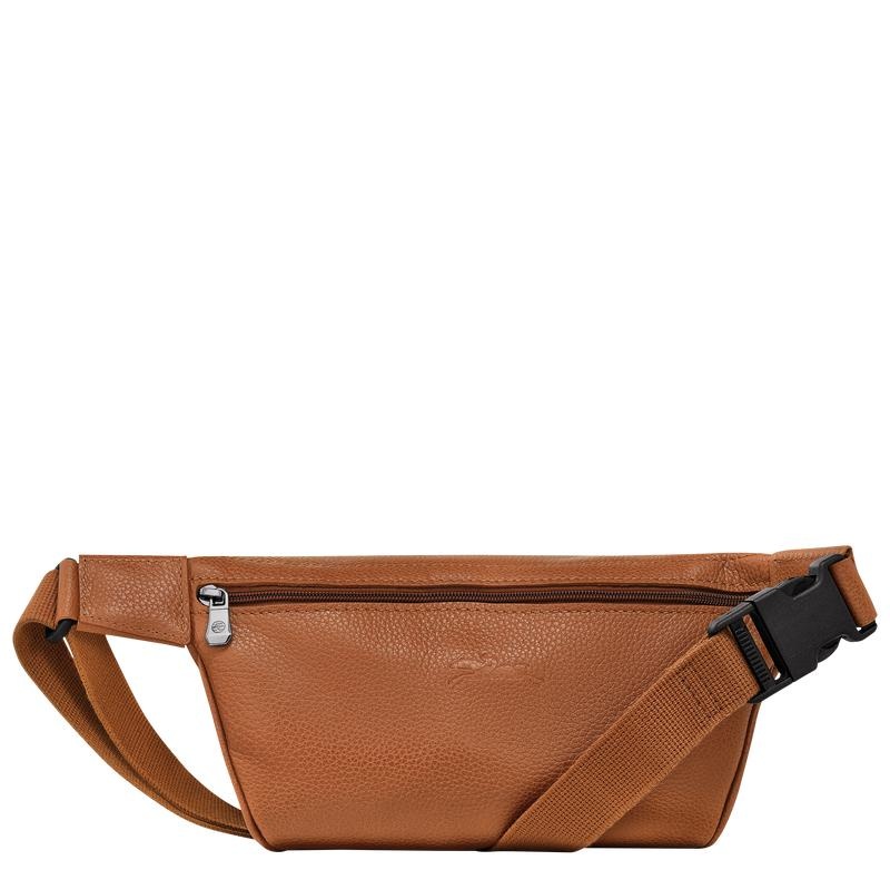 Caramel Brown Men's Longchamp Le Foulonné M Belt Bags | ENYWH-3496