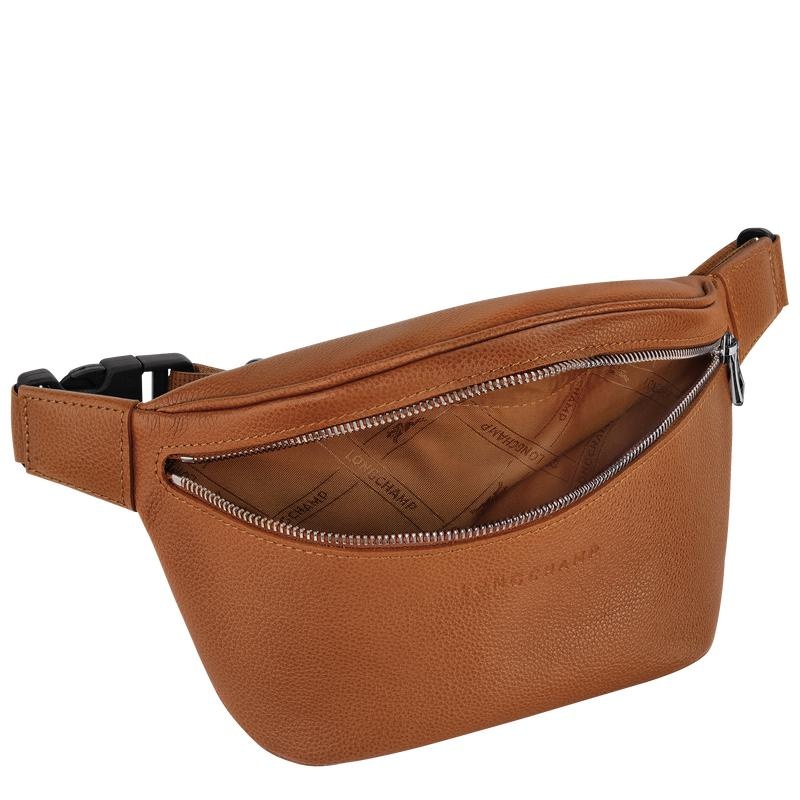 Caramel Brown Men's Longchamp Le Foulonné M Belt Bags | ENYWH-3496