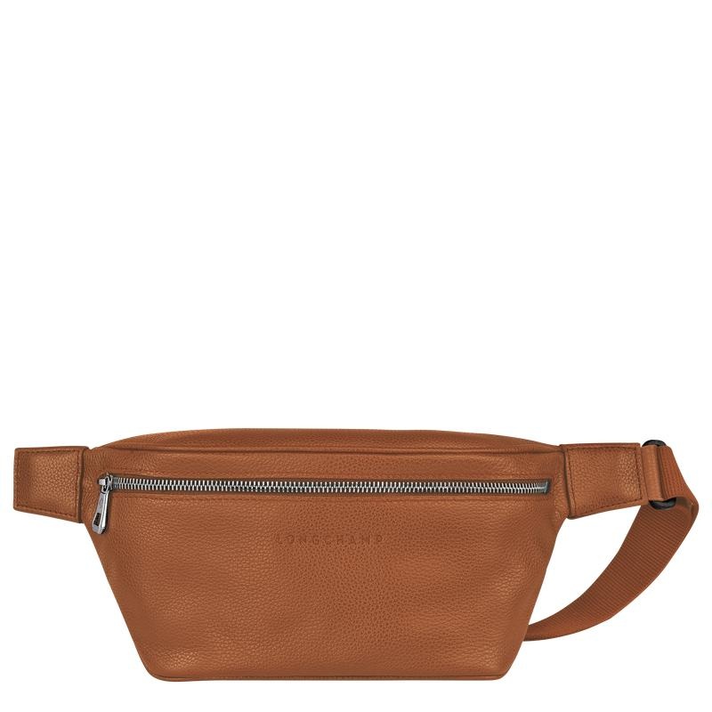 Caramel Brown Men\'s Longchamp Le Foulonné M Belt Bags | ENYWH-3496