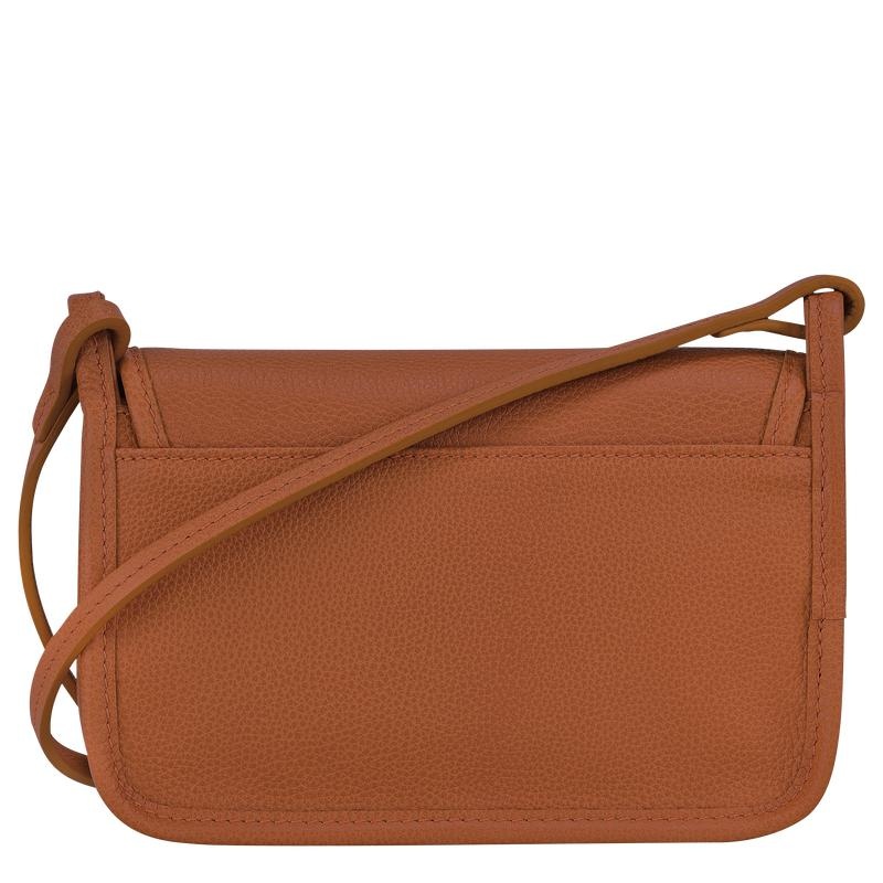 Caramel Brown Women's Longchamp Le Foulonné XS Clutch Bag | HPZRB-3190