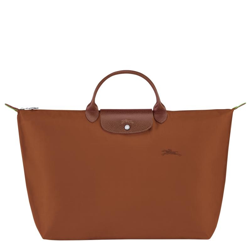 Cognac Brown Men\'s Longchamp Le Pliage Green S Travel Bags | FZWLA-3608