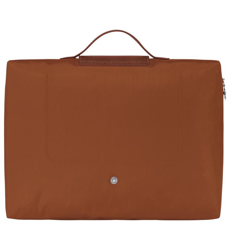 Cognac Brown Men's Longchamp Le Pliage Green S Briefcase | QDPME-9405