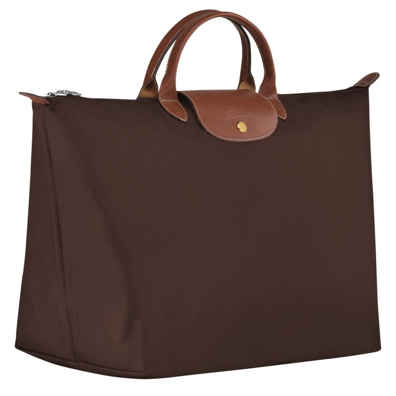 Ebony Brown Women's Longchamp Le Pliage Original S Travel Bags | GILUF-4801