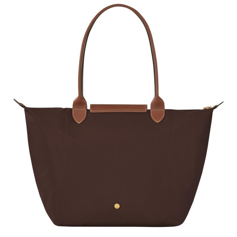 Ebony Brown Women's Longchamp Le Pliage Original L Tote Bag | PGBNI-0824