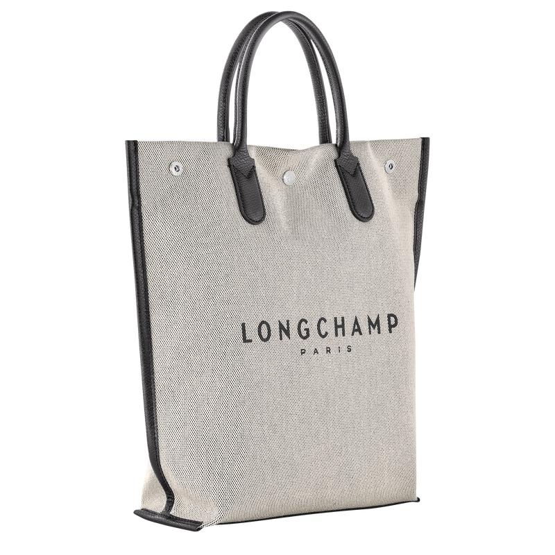 Ecru White Men's Longchamp Essential M Tote Bag | YDHLP-2463