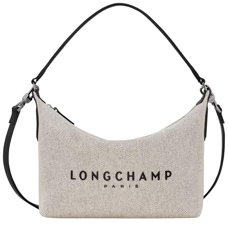 Ecru White Women\'s Longchamp Essential S Crossbody Bags | SUNLJ-5263